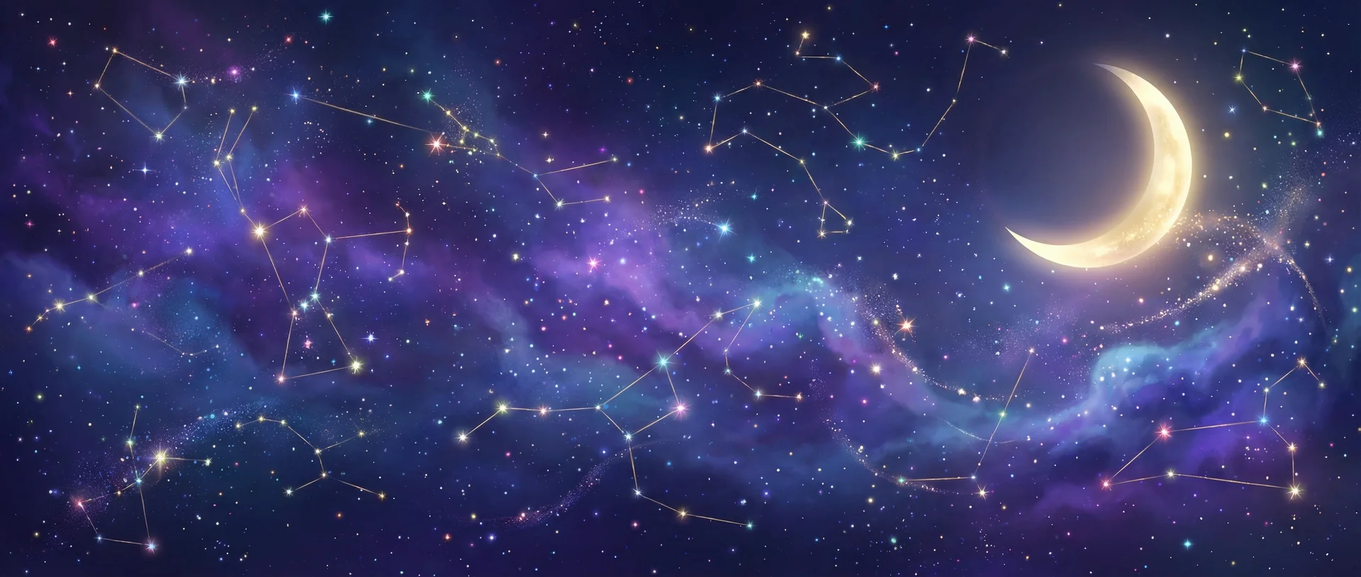 星空背景 - 松野ゆい | 每日星座运势与塔罗占卜